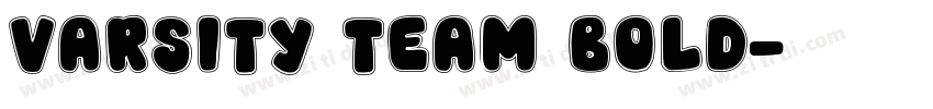 Varsity Team Bold字体转换